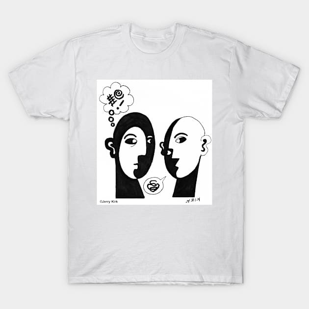 'A Conversation' (#1) T-Shirt by jerrykirk